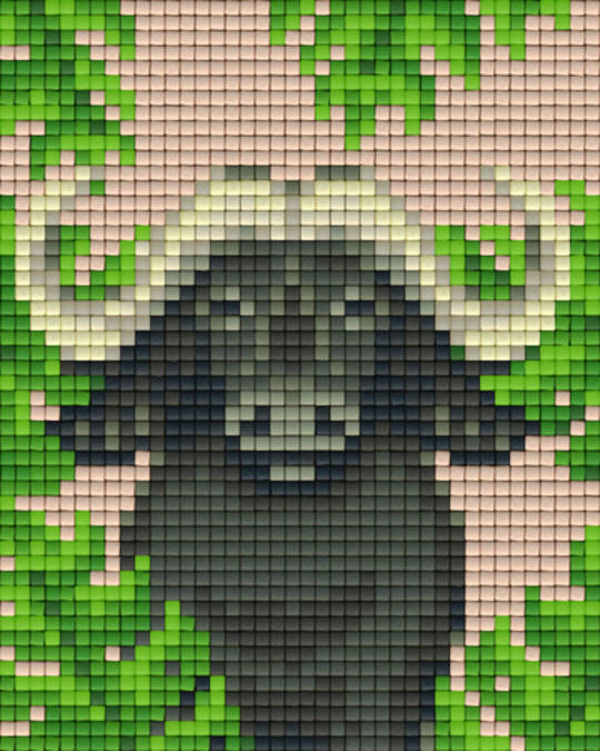 Buffalo One [1] Baseplate PixelHobby Mini-mosaic Art Kits